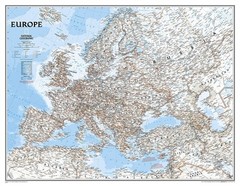 Europe Classic enlarged laminated by National Geographic Maps 9780792292951