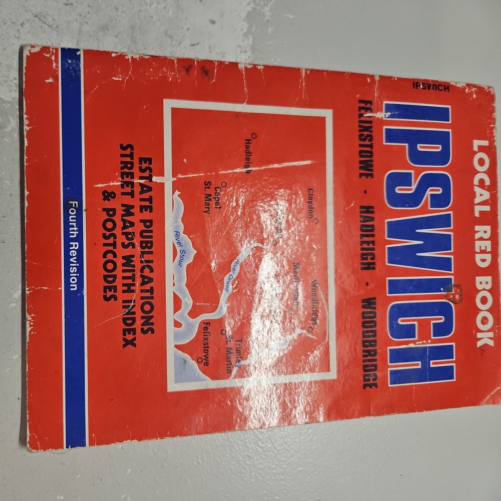 Local Red Book – Street Map – Ipswich (Paperback, 1999)