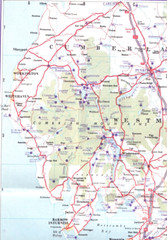 NORTHERN ENGLAND – Colourmaster map for visitors