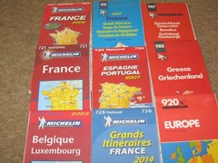 Michelin National Maps – Europe & Worldwide – 1998-2020 – very good condition