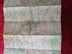 IGN France Carte Touristique 103 Île-de-France Champagne Map Vintage 1980s