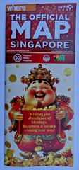 SINGAPORE TOURIST STREET MAP. CHINESE NEW YEAR 2025 / Horoscopes. MRT. ISLAND.