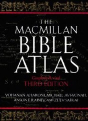 The Macmillan Bible Atlas – Hardcover By Aharoni, Yohanan – GOOD