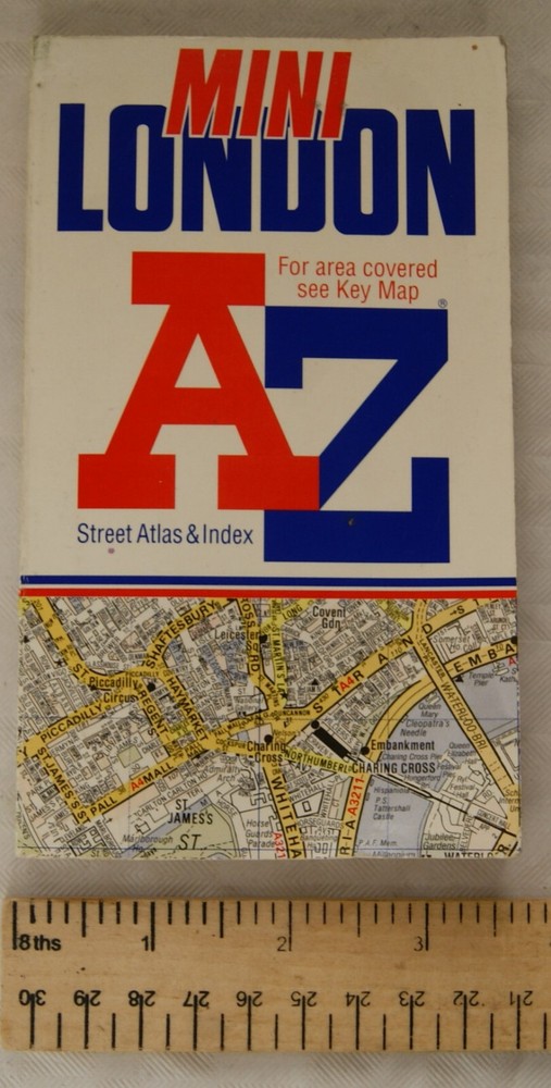 1993 Geographers A-Z Mini Street Atlas & Index for London