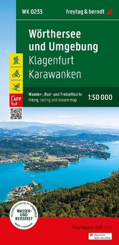 Freytag-Berndt Woerthersee and surroundings, hiking, cycling a (Map) (UK IMPORT)