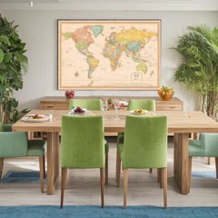 60*96cm 45*73cm Map Of The World Poster Educational School Wall Art Gift Decor