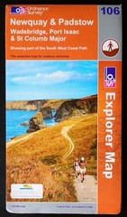 Ordnance Survey Explorer Map 106: Newquay & Padstow (2008).