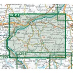 Austria WK431: Thermenregion Innviertel Ibmer Moor… hiking cycling map + guide