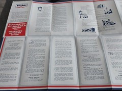 Mobil Travel Map Road Map Venezuela Vintage Fold Out Paper Map