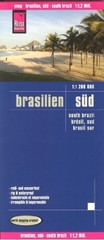BRAZIL SOUTH 1:1,200,000 TRAVEL MAP, WATERPROOF, By Reise Knowhow **BRAND NEW**