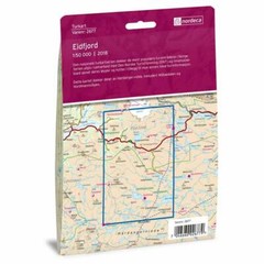 Eidfjord – Nordeca Turkart Norway walking hiking map 2677