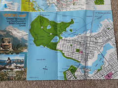 Greater Vancouver & Southwestern British Columbia Map Supernatural Canada 1970’s