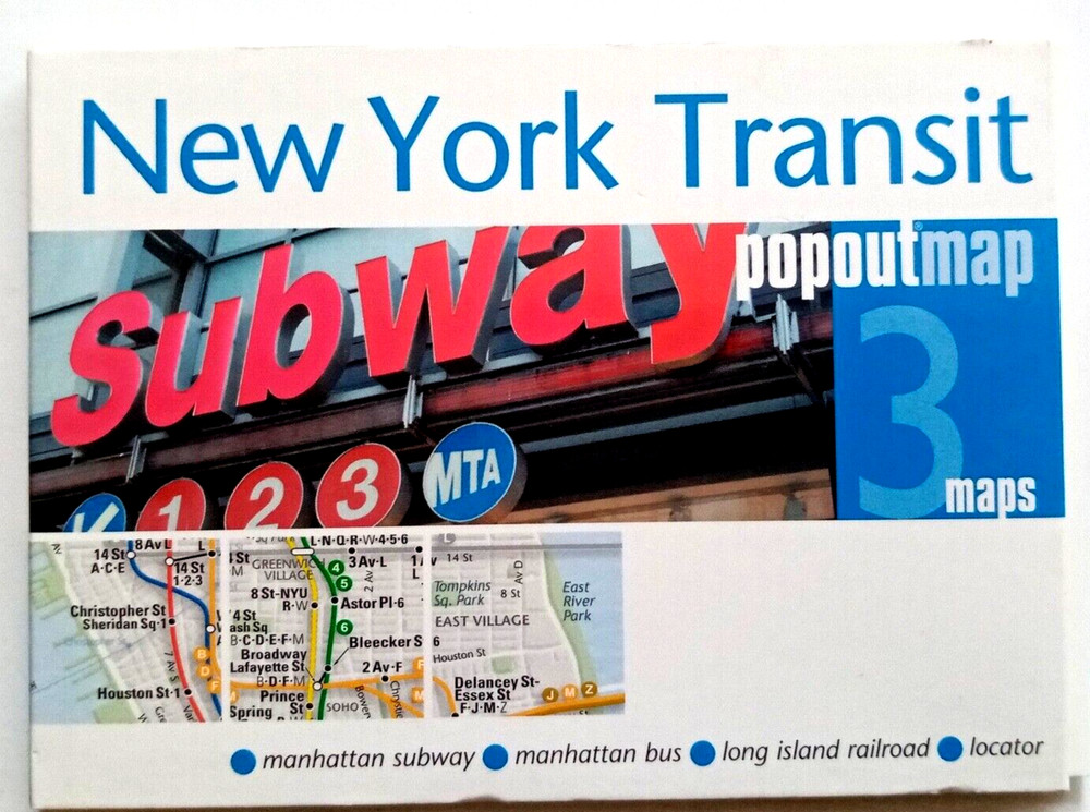 New York Transit Popout Map ( Popout Maps )