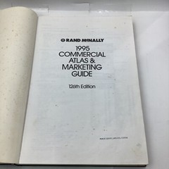 Rand McNally Commercial Atlas & Marketing Guide 1995, 126th Edition