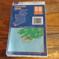 County Cork OS Discovery – sheet 88 – map