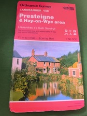 Ordnance Survey 148 Landranger Presteigne & Hay-on-Wye Area