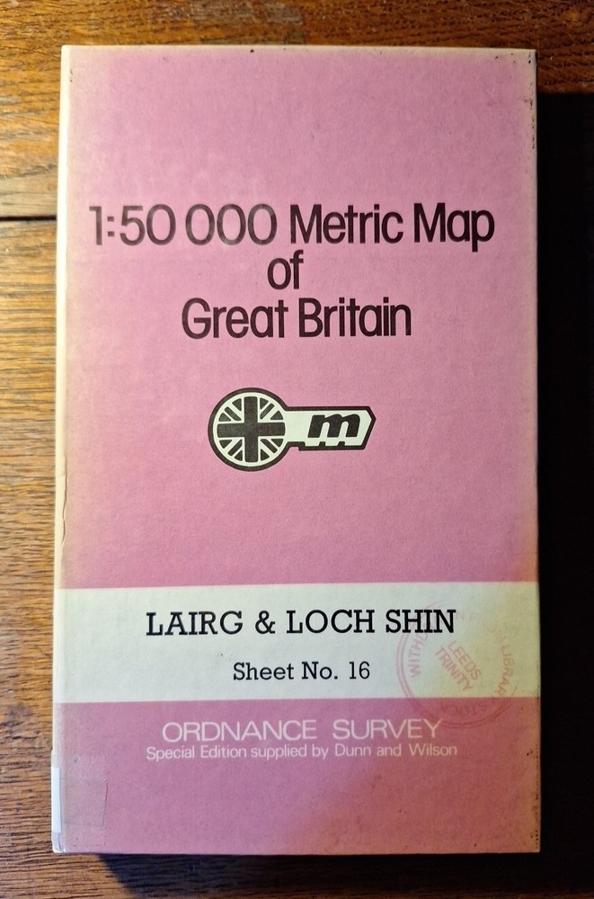 Lairg & Loch Shin Ordance Survey Sheet 16 (special library edition)