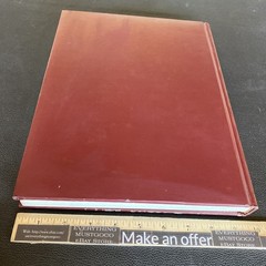 Vintage 1977 World Atlas Hammond Leather Bound Classics Edition Book Reference