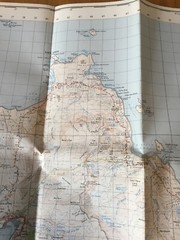 1972 Ordnance Survey One Inch Map 24 North Skye (incl Portree , Uig & Culnaknock