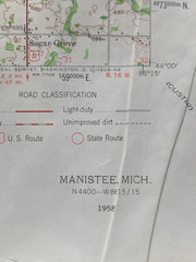 10 MI Geological Survey maps TRAVERSE CITY, EMPIRE, FRANKFORT, MANISTEE, MESICK