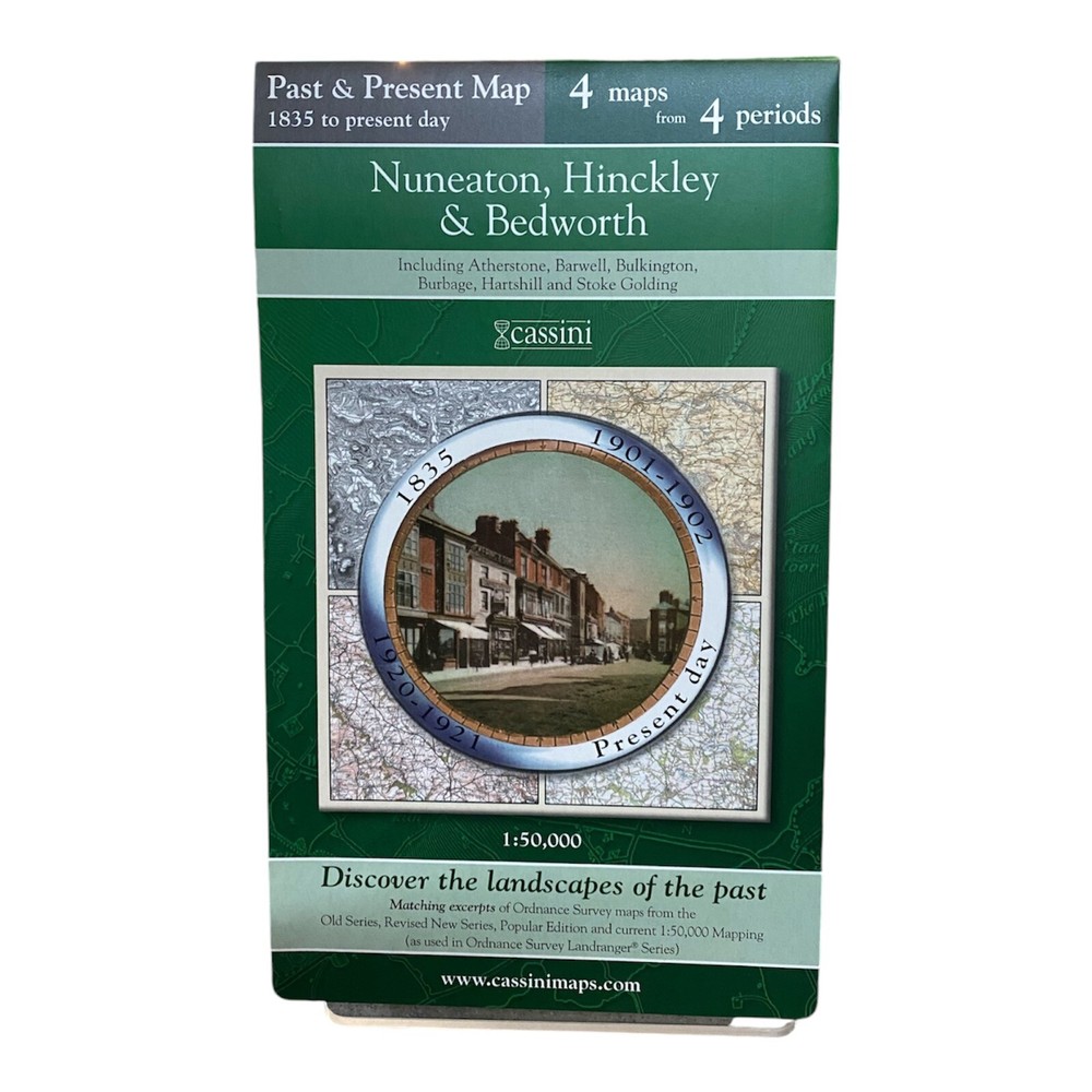 Cassini Nuneaton, Hinckley & Bedworth 4 Maps from 4 periods