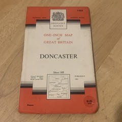 Ordnance Survey One Inch Map Sheet 103 Doncaster 1961