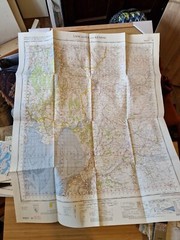 Ordnance Survey Map Of Great Britian – LANCASTER AND KENDALL – 1965 – 1/63360