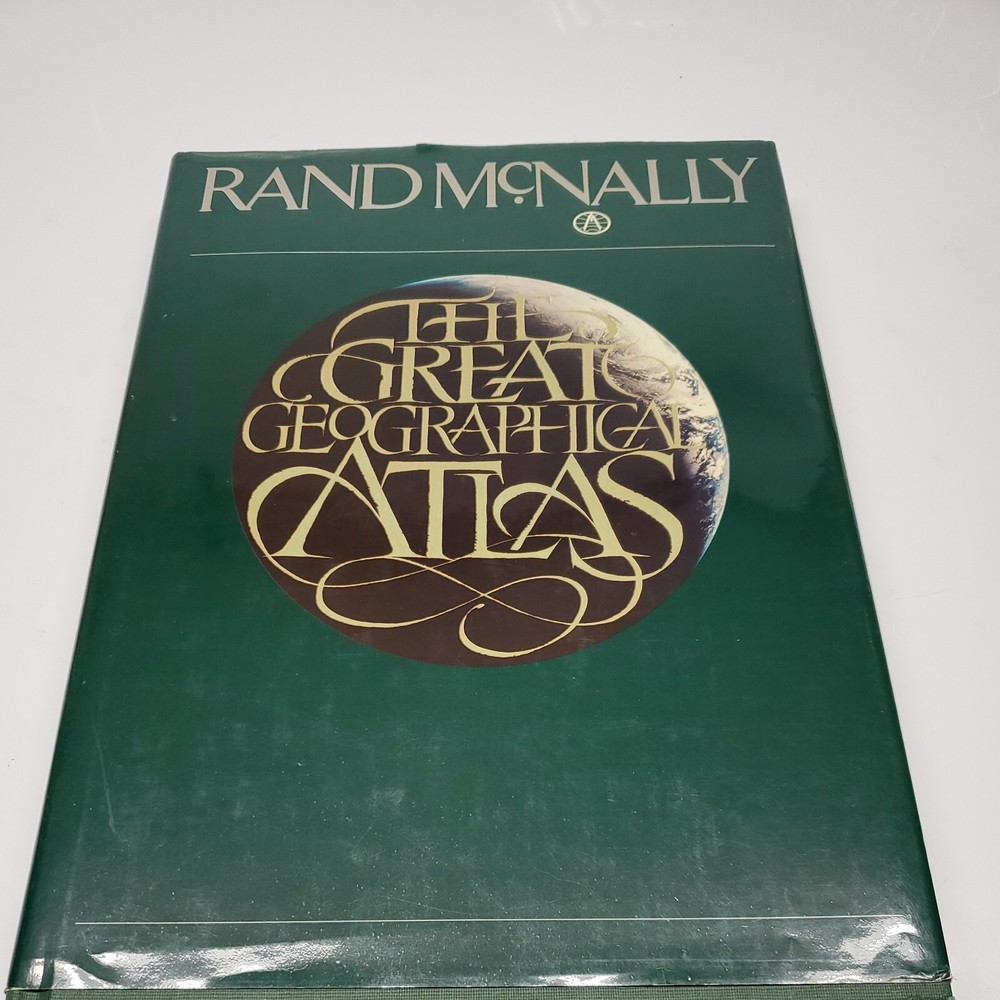 The Great Geographical Atlas by Rand McNally Staff (1982, Hardcover)
