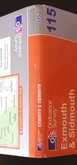 Ordnance Survey Explorer Map 115: Exmouth & Sidmouth (2005).
