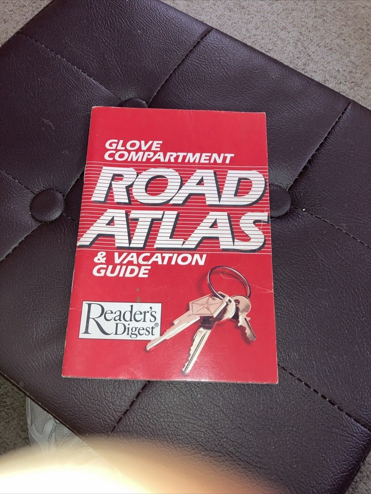 VTG 1987 GLOVE COMPARTMENT BOOKLET ROAD ATLAS & VACATION GUIDE READERS DIGEST