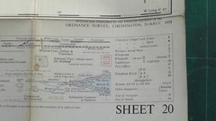 Ordnance Survey cloth map ULLAPOOL sheet 20 published 1958. 1 inch: I mile