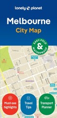 Lonely Planet Lonely Planet Melbourne City Map (Map) Compact City Planning Maps