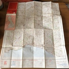 Taunton & Lyme Regis – Old 1970 Ordnance Survey One-Inch Map Sheet 177