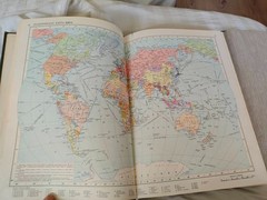 1988 Атлас мира Atlas of the World Maps Cartography Geography Russian book