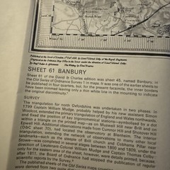 Ordnance Survey Map BANBURY & BUCKINGHAM Sheet 61 Reprint Of 1st Edition