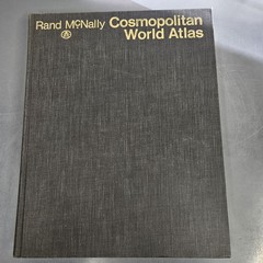 Rand McNally Cosmopolitan World Atlas Enlarged Planet Earth Edition 1972 Revised