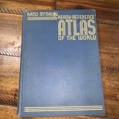 RARE 1936 Rand McNally Ready-Reference Atlas Of The World