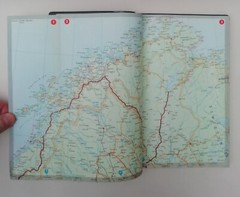 Kummerly & Frey Europe Road Atlas No.73 With Illustrated Vinyl Cover Vintage
