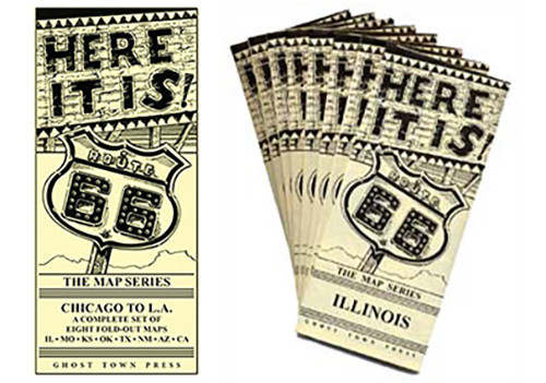 Route 66 “Here it is!” Map Series fold out maps. Brand New!