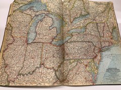 1960 National Geographic Atlas Of The Fifty United States