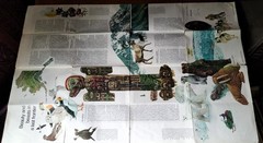 National Geographic – Close up USA – map of Alaska – 1975 -scale 52 miles / inch