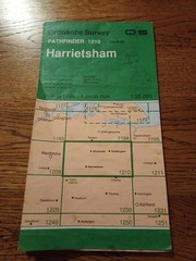 OS Ordnance Survey, Pathfinder Map, Sheet: 1210 Harrietsham