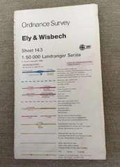 1988 Ordnance Survey Landranger Second Series Map 143 Ely And Wisbech