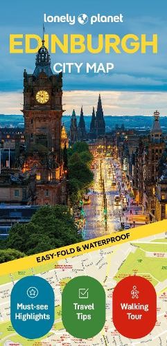 Lonely Planet Lonely Planet Edinburgh City Map (Map) Compact City Planning Maps