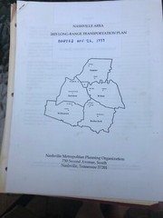 2025 Long-range Transportation Plan for Nashville TN Area 1999 Draft