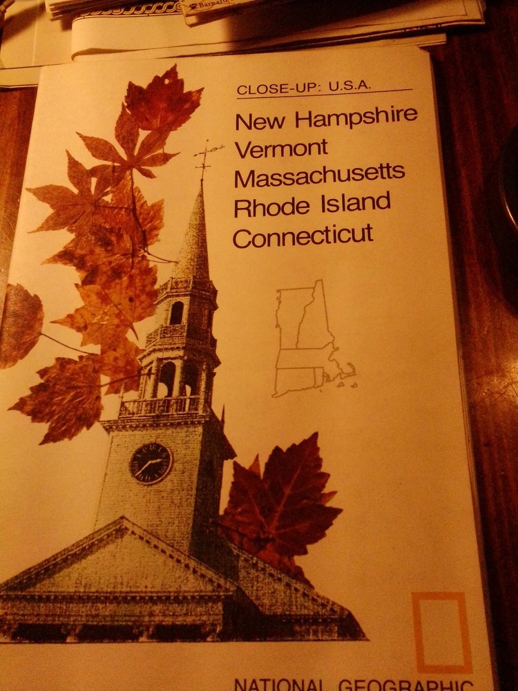 Close Up USA: New England: National Geographic Map