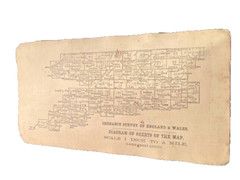 England & Wales 1912 Ordnance Survey Large Sheet Series Map 100 Of Pembroke