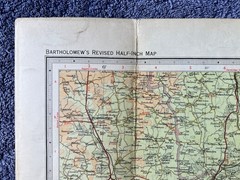 Bartholomew’s Revised “Half-Inch” Contoured Maps – Sheet 16 – Essex – c.1959