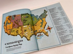 Vintage American Road Atlas National Parks Sightseeing Americana Maps Pictures