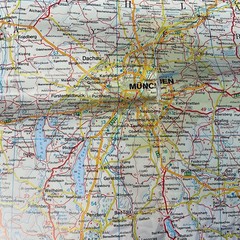 Alps Road Map European Alps